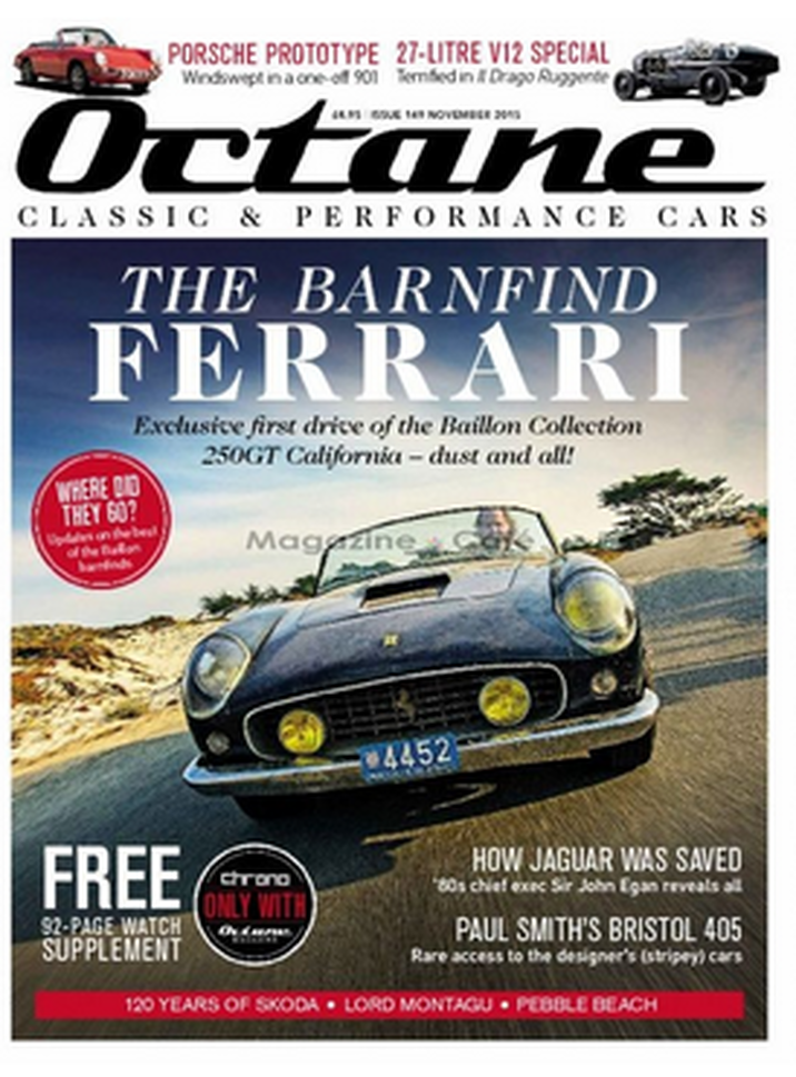 Get access to the world’s best cars with Octane magazine’s November 2015 issue