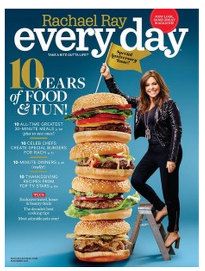 Every Day with Rachel Ray magazine’s Special Anniversary issue