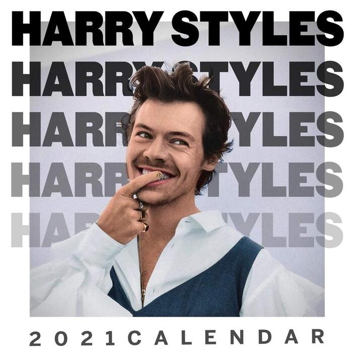 Harry Styles 2021-2022 wall calendar - Black and White cover